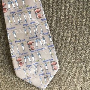 Vintage Nicole Miller football tie